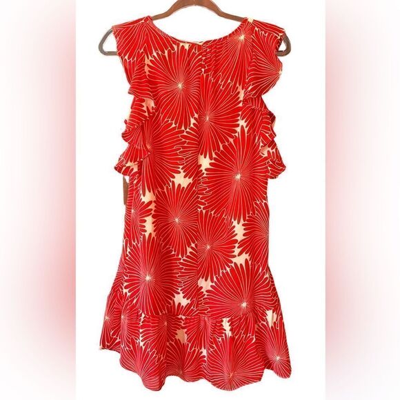 J. Crew Sunburst Flowers Flutter Sleeve Shift Dress - Picture 4 of 9